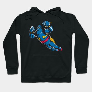 Gigantor the space age robot - grungy Hoodie